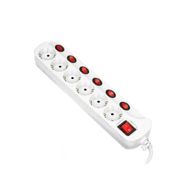 Prelungitor ORNO 6 MULTISWITCH 1.5 m 16 A 3 * 1.5 mm²