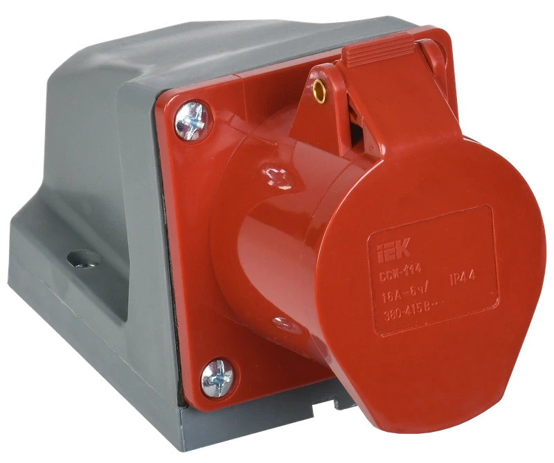 Priza fixa 114  3Р+РЕ 16А 380V IP44  IEK