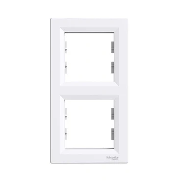 Ramă dublă Schneider-Electric EPH5810221 asfora alb verticală