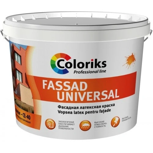 Vopsea latex pentru fatade "Coloriks" 14 kg