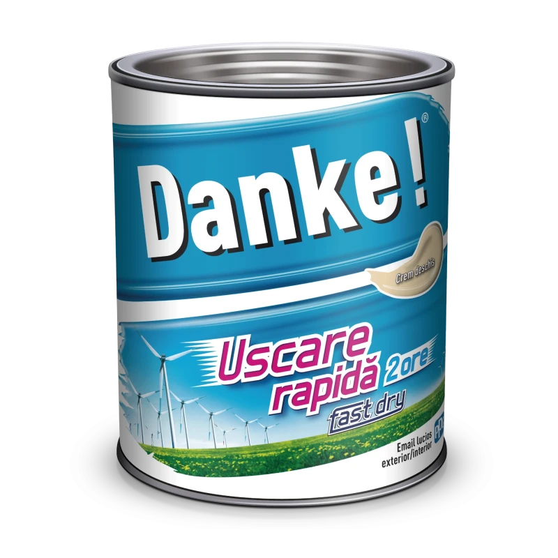 EMAIL DANKE 0.75L, crem deschis, ext./int. uscare rapida