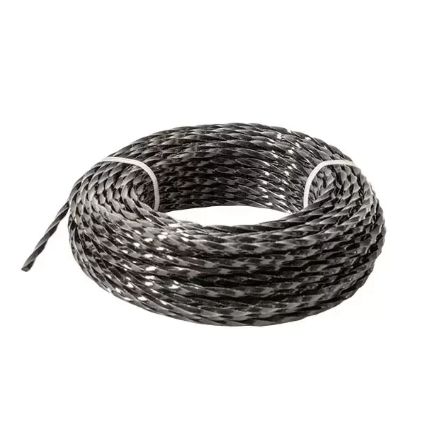 Fir pentru trimmer, pătrat răsucit 3,0mm х 15m, negru Profmet