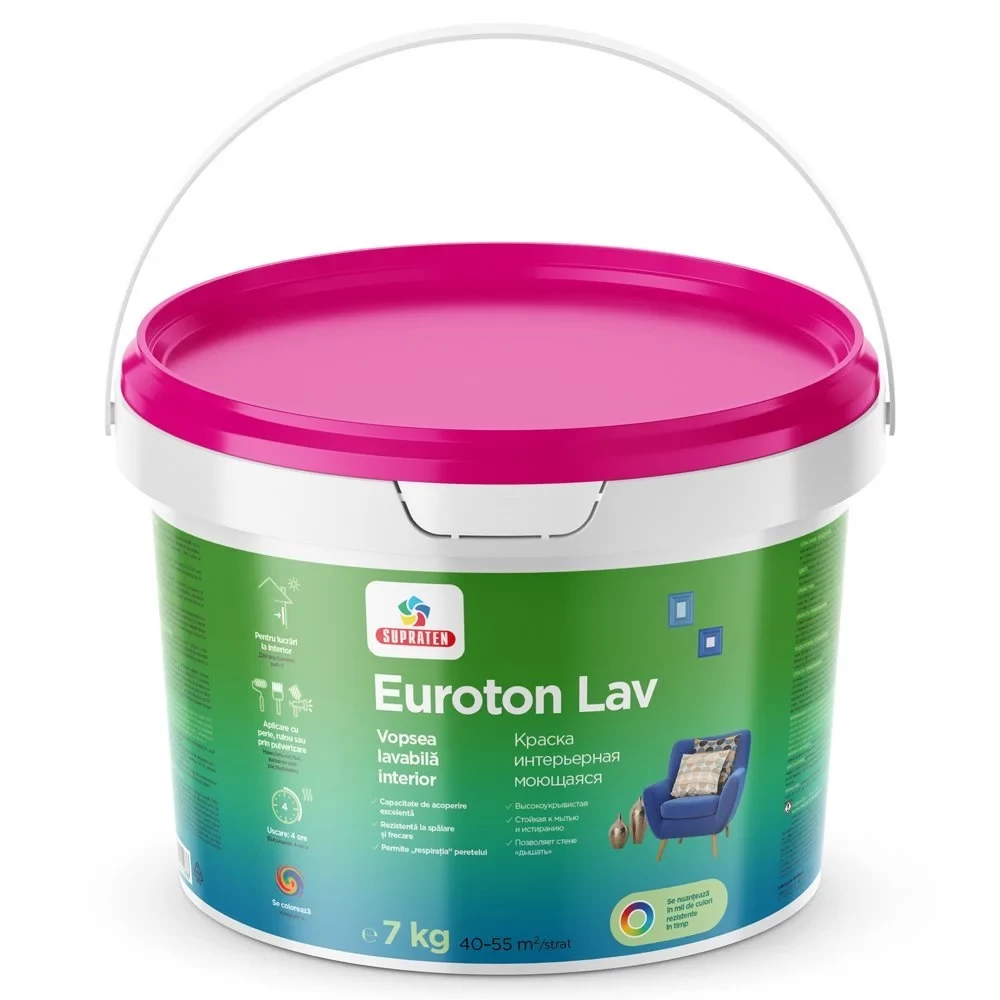 Vopsea interior Supraten EUROTON LAV  7kg