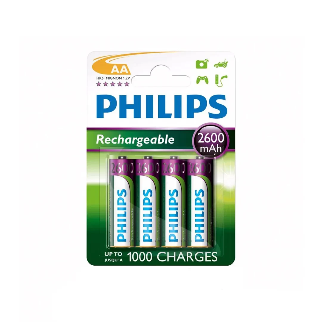 Pile electrice 4 buc Philips MULTILIFE 2600 mAh 1.2 V AA