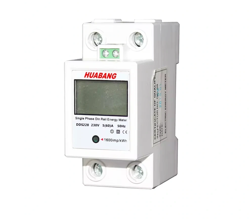 Contor digital monofazat 5-60A 2P  DDS228 uz casnic/necomercial