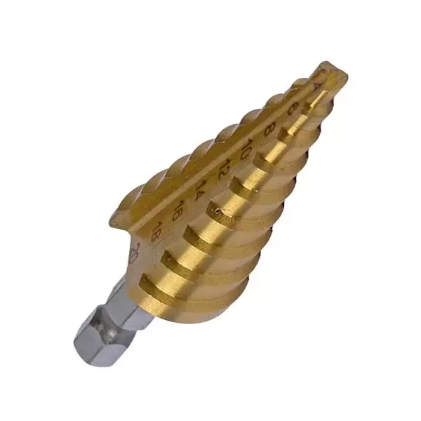 Burghiu conic in trepte 4-32mm p/u metal, coada hexagonala, HSS Profmet