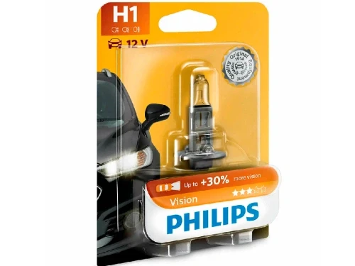 Philips Bec auto Blister H1 12V 55W + %30