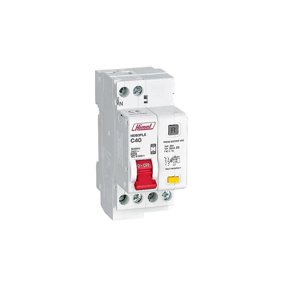 Întreruptor automat diferențial Himel HDB3WPLE C 30 mA 40 A 1P+N 240 V