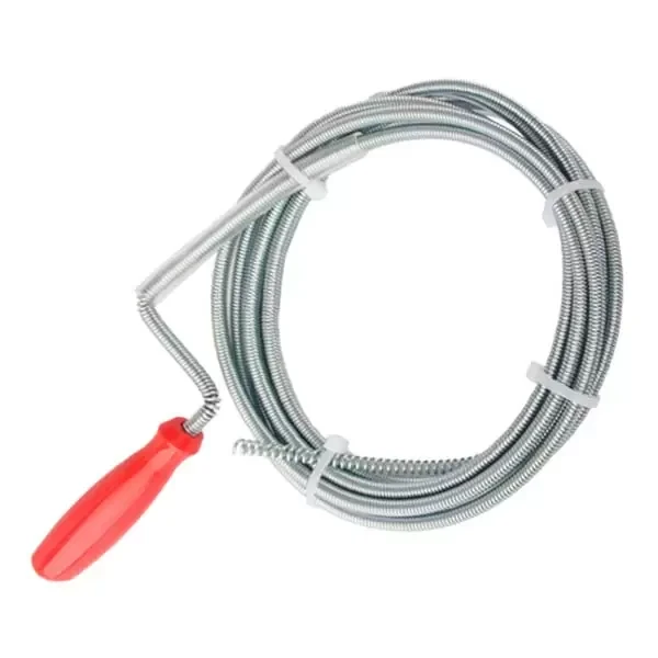 Dispozitiv tip sarpe pentru desfundat tevi cu  virful spiralat 6mm х 3m Profmet