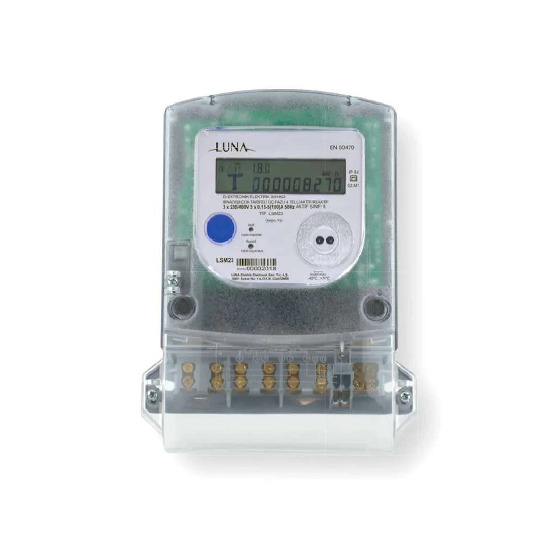 Contor trifazat LUN23 (IMP/EXP) ACTIV 3*0.15-5(100)A 0.5S