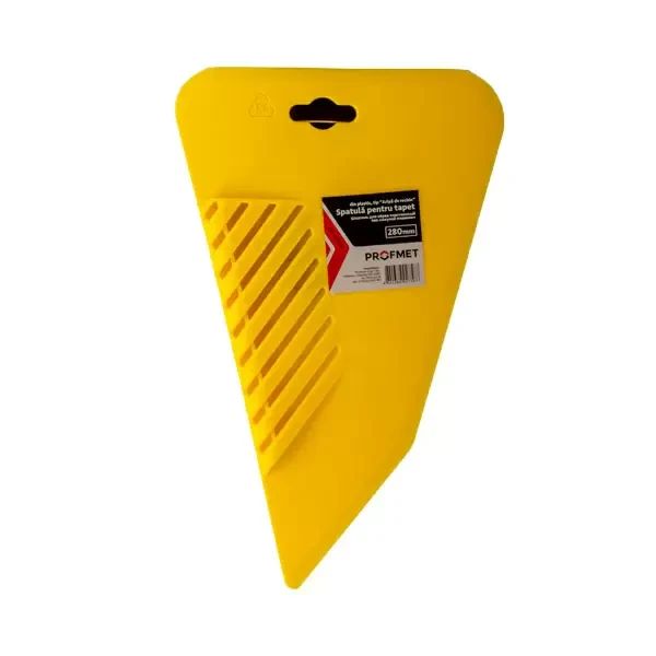 Spatula din plastic 280mm pentru tapet, tip "Aripa de rechin"