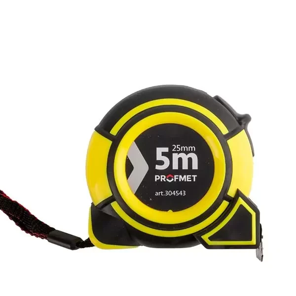Ruleta 8m x 25mm carcasa din doua componente_galbena Profmet