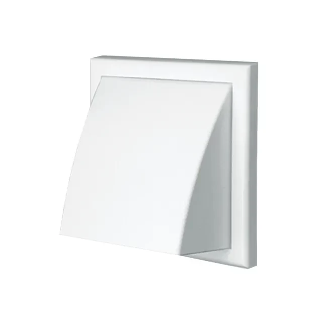 Grilaj de ventilare cu sită Ventika MW102 AZKP 154 x 154 x 100 mm plastic alb