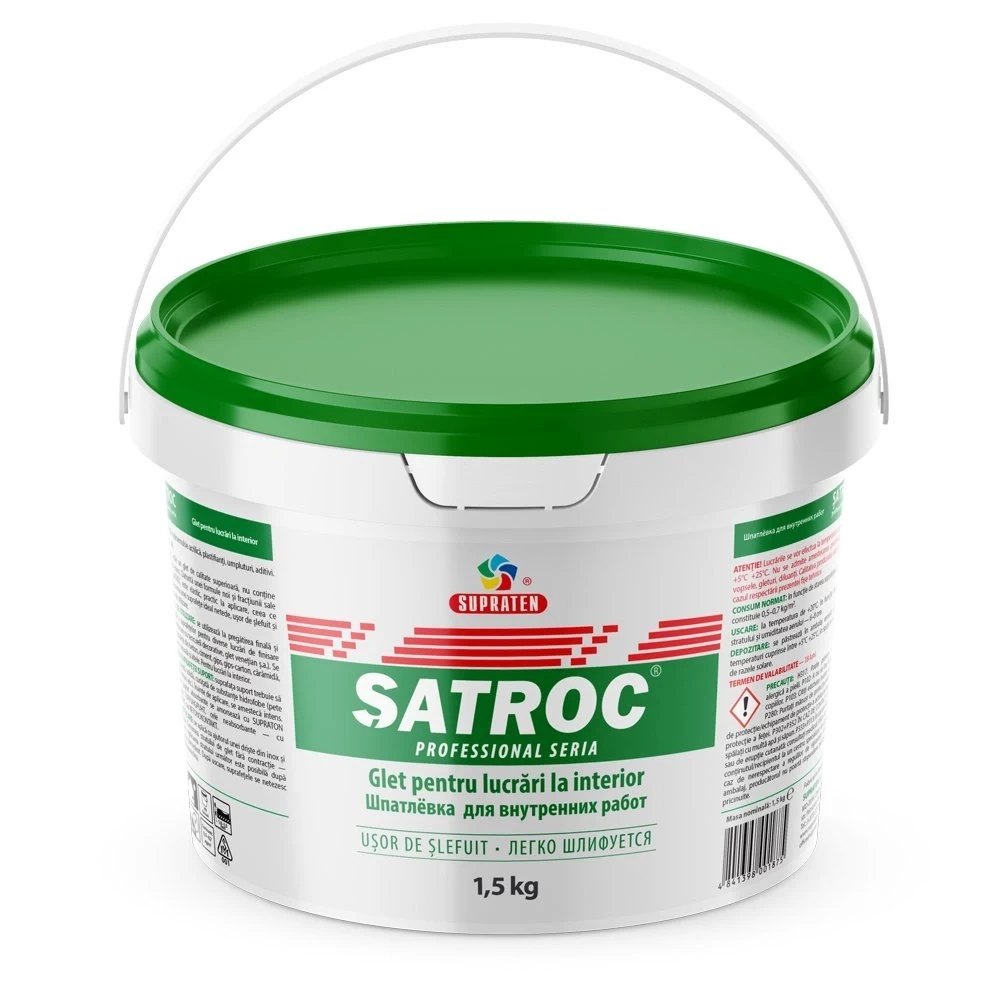 Glet finisare acril Satroc  1.5kg