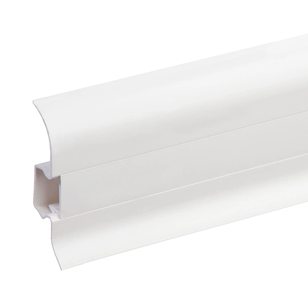 Plinta PVC Premium mat RAL9003 alb 2200x22x59mm