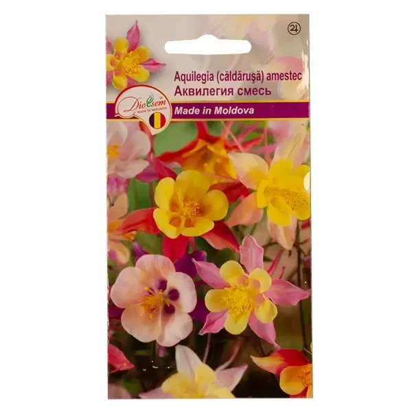 Seminte flori Aquilegia (caldarușa) amestec, 0.1g