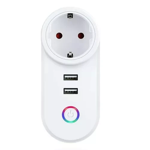 Adaptor pentru priza interior PST-LSPA2-10A (cu intrare usb)