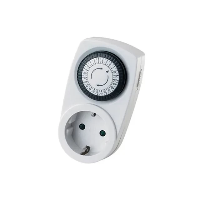 Releu de timp mecanic Horoz TIMER-1 16 A 240 V Alb
