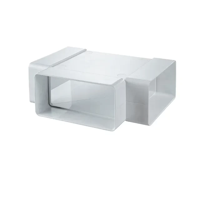 Conector de aeroduct Ventika KP60-6 60 x 204 mm plastic alb