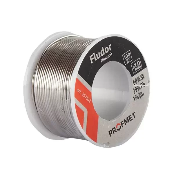Fludor 60%-staniu 39%-plumb 1%-flux d1,2mm 100g Profmet