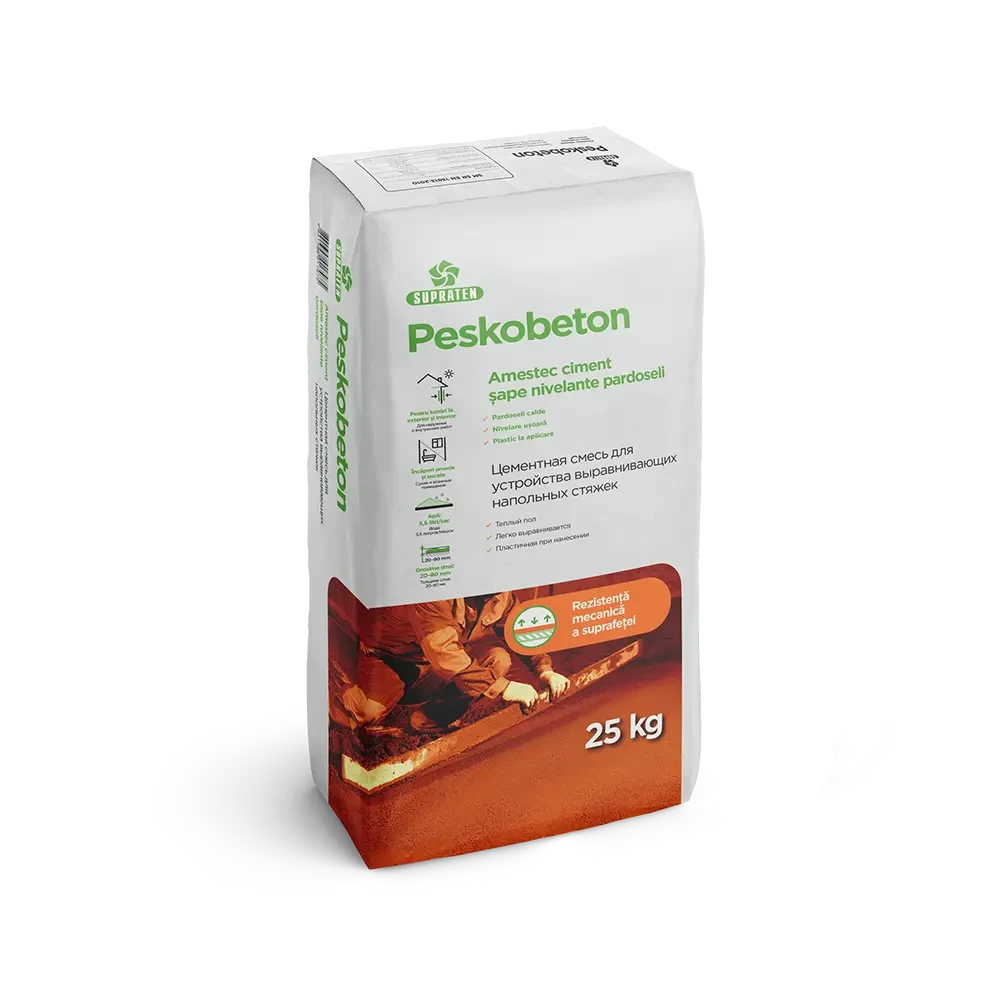 Amestec uscat pentru pardoseli PESKOBETON 25kg