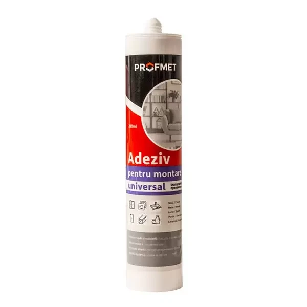 Adeziv pentru montare universal_280ml, transparent Profmet