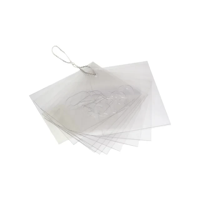 Set trafarete cifre PowMr RX00100 100 x 100 mm transparent