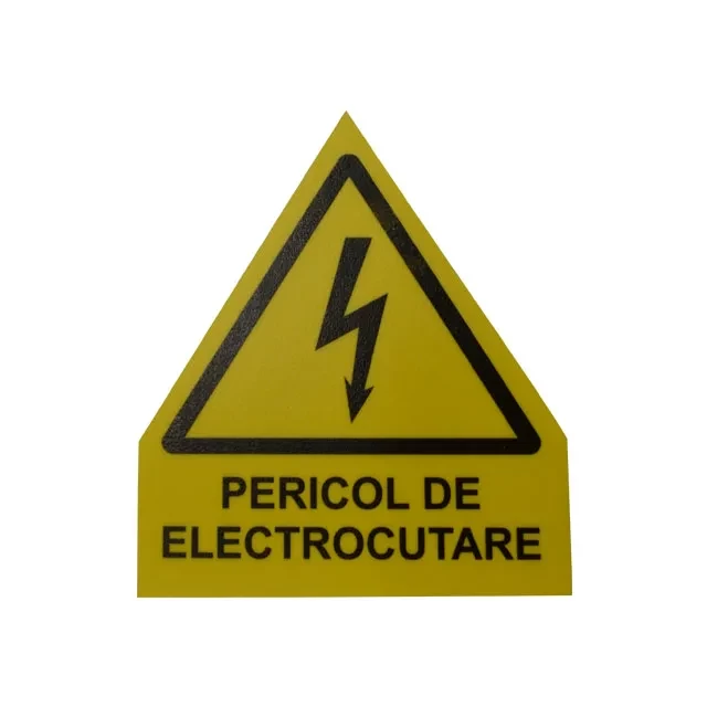 Indicator pericol de electrocutare 96 x 110 mm Galben/Negru