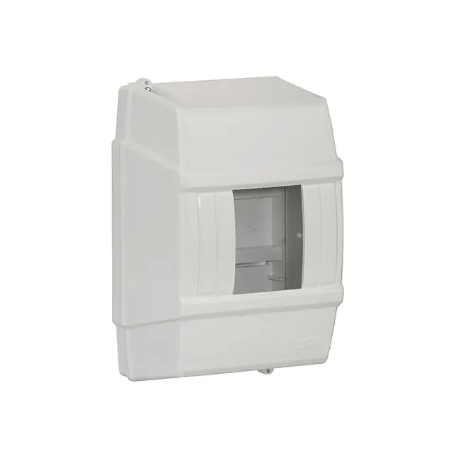 Panou pentru automate 3-4 module - tip aparent - alb - plastic fara usa