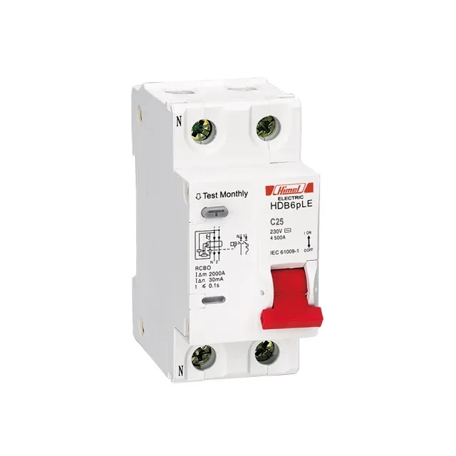Întreruptor automat diferențial Himel HDB6PLE C 30 mA 25 A 1P+N 230 V