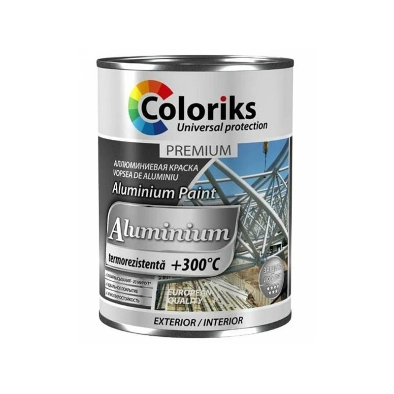 Vopsea de aluminiu Coloriks 0.75 L