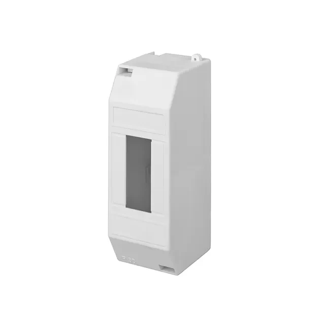 Panou pentru automate 1-2 module - tip aparent - alb - plastic fara usa