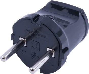 Fisa fara impamintare negru 10A 220*250V NE-AD