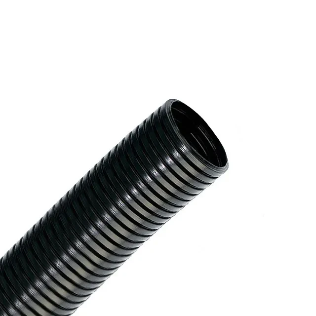TUB GOFRAT cu sonda  D-25  (50) Courbi negru