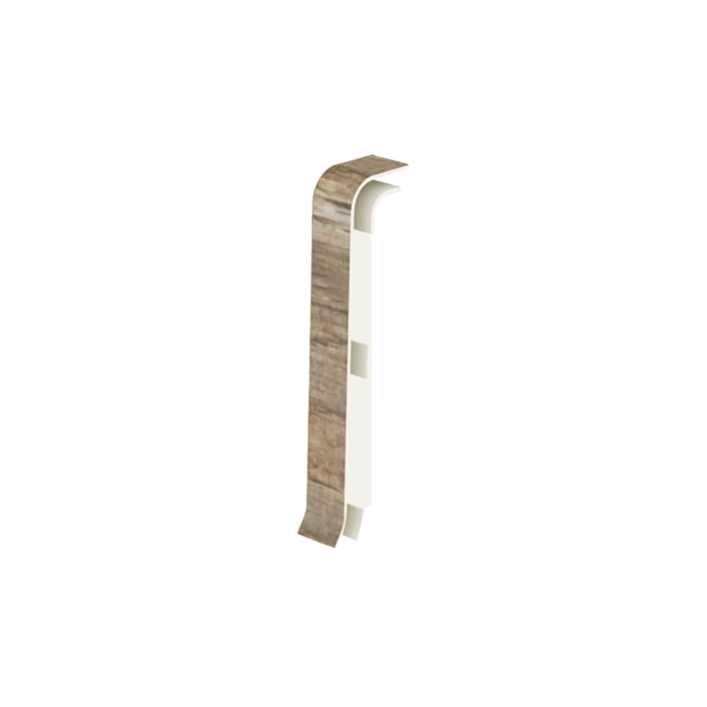 Capat stanga pentru plinta PVC Esquero 610 21.9x66.6mm