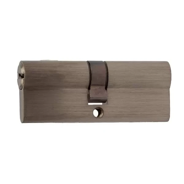 Cilindru siguranta_  80mm(35/45)_seria 100_cheie-cheie_corp zinc_culoare nichel satin_5 chei Profmet