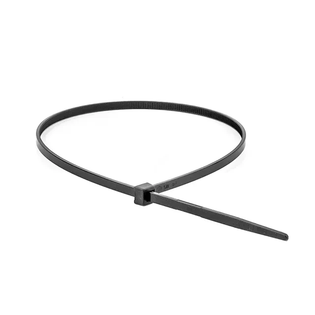 Curelușă KASAN FHS 8 x 300 mm 100 buc negru nailon