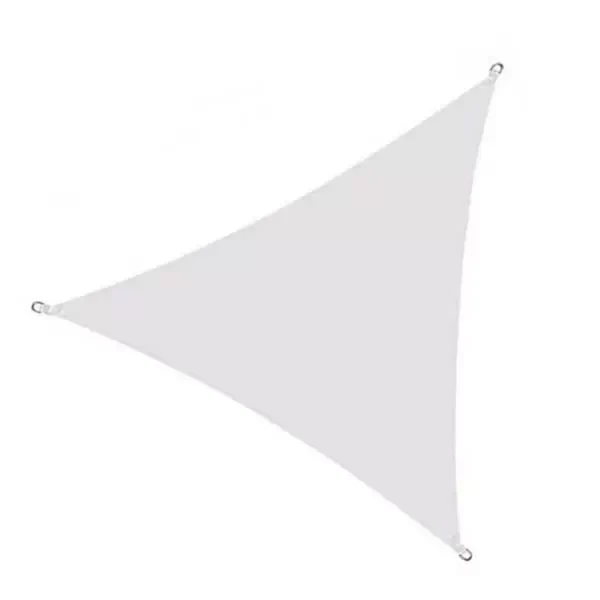 Prelata umbrire, triunghiulara, 3x3x4,3m, 130g/m2, alb HDPE Profmet