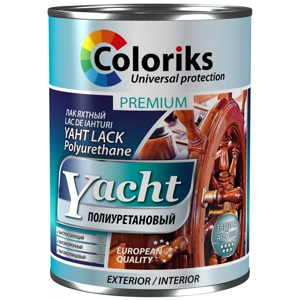 Lac poliuretanic de iahturi Coloriks 0.75 L