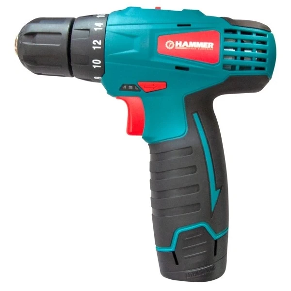 Maşină de înşurubat Li-ion 12V, 2x1.5Ah 0-1300rpm Hammer