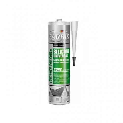 Silicon neutral alb Farbis 280ml, 365 gr
