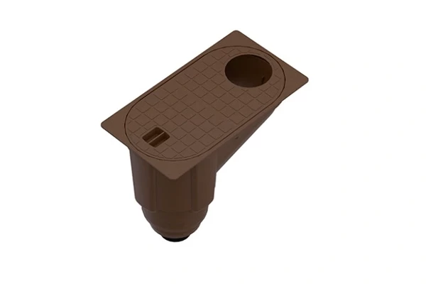 Camin PolyMax Basic PP Dn100 300x163x208 A15 vertical maro/817009-maro