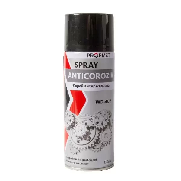 Spray universal WD-40P pentru eliminarea coroziunii_450ml Profmet