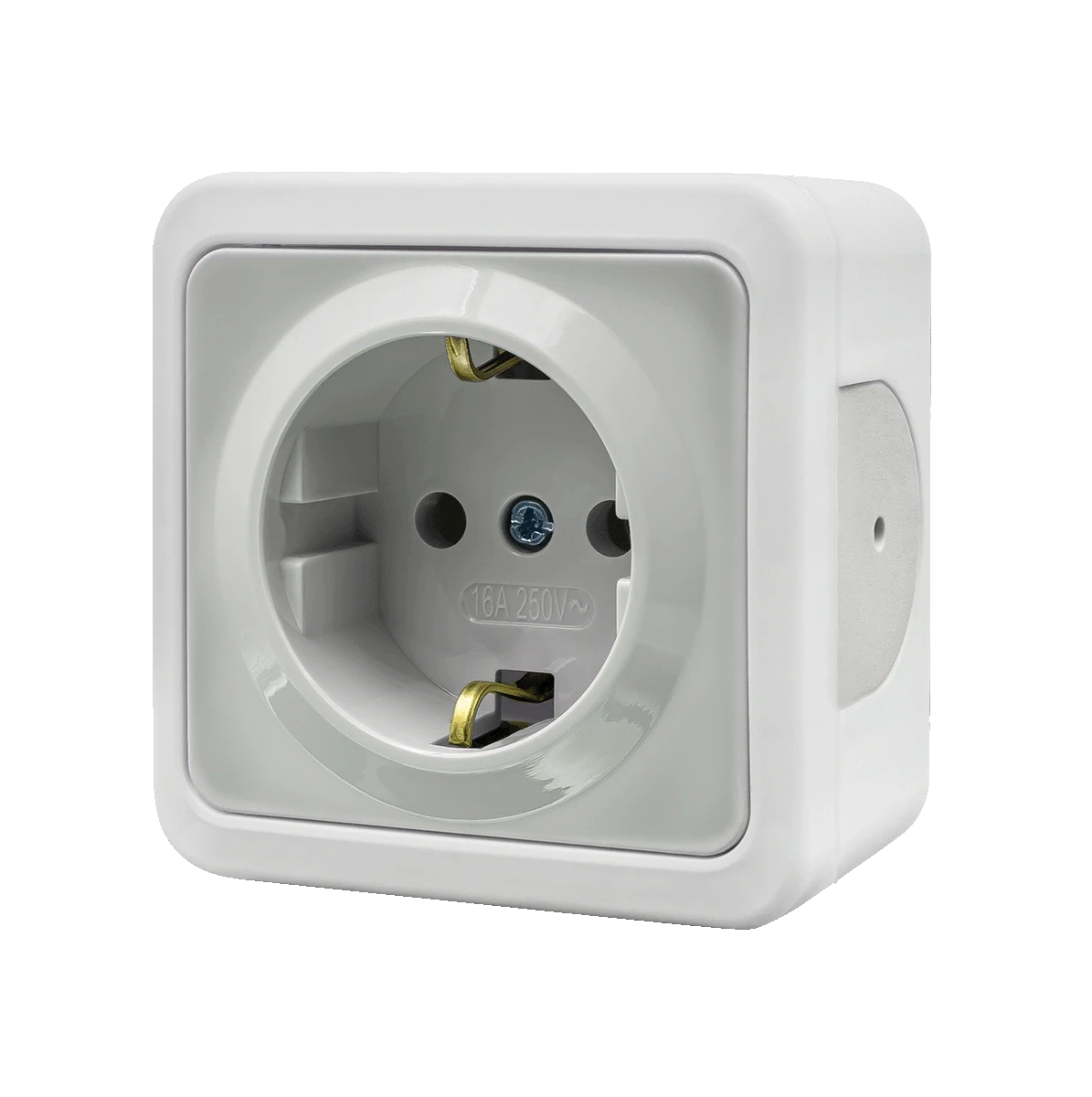 Multima White/Grey Priza ext. euro 2P+E 16A 250V  NEAD 92-51-08