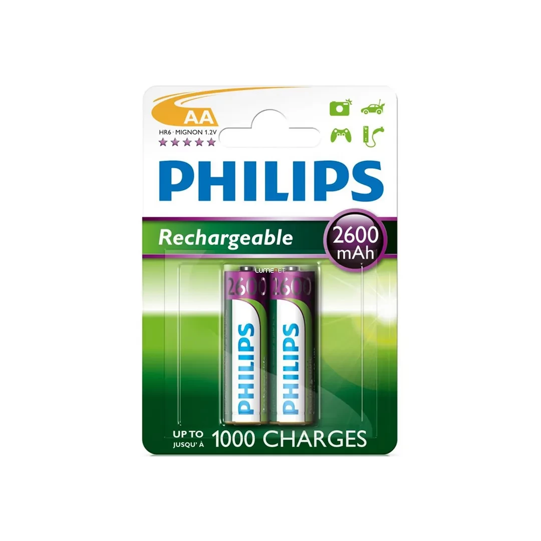 Pile electrice Philips MULTILIFE 1.2 V AA 2600 mAh