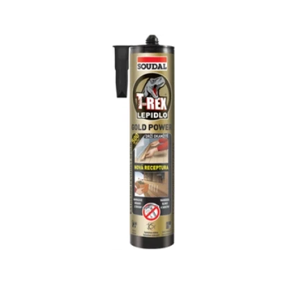 SOUDAL Cuie licT-REX (GOLD) ALB, polimeri, 290 ml (380gr) 146055 (12)