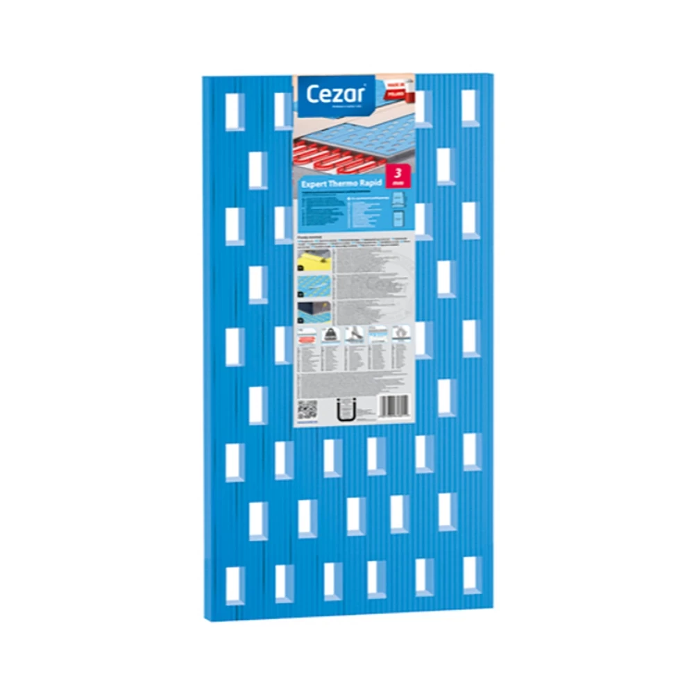 Folie polistiren pardoseli calde 3mm 1x0.5m Expert Thermo Rapid albastru Folie polistiren pardoseli calde 3mm 1x0.5m Expert Thermo Rapid albastru