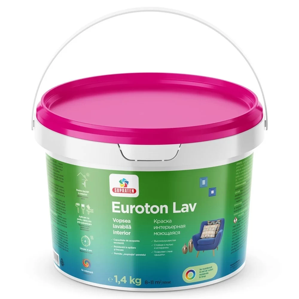 Vopsea interior Supraten EUROTON LAV  1.4kg