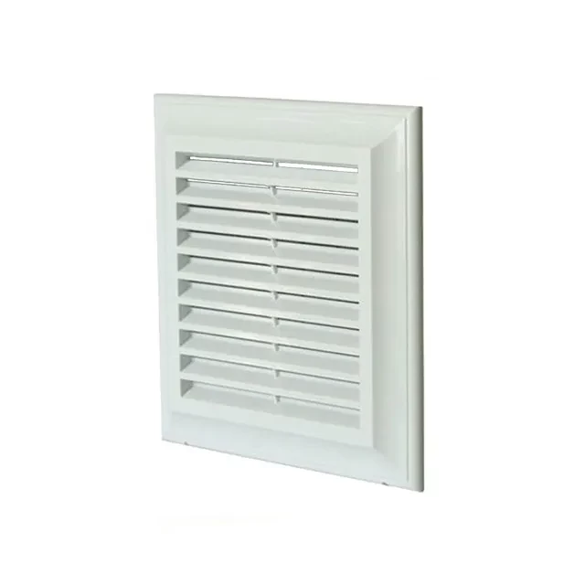 Grilaj de ventilare cu sită Ventika EL300 AR 301 x 146 mm plastic alb