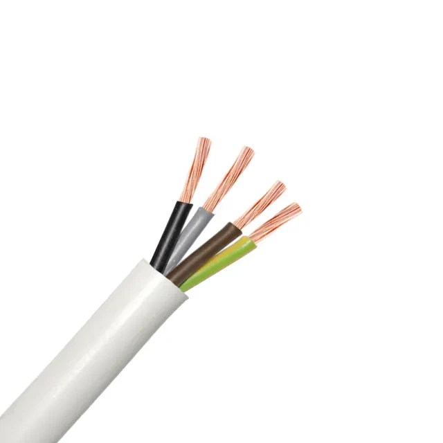 Fir electric PVS 4x1,5mm alb cupru